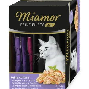 Angebot Sparpaket 8 x 8 x 50 g Miamor Feine Filets Mini Feine Auslese Multipack Katzen Nassfutter